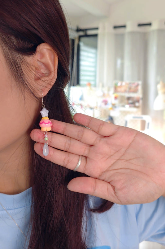 Jellyfish Earrings Silver S925