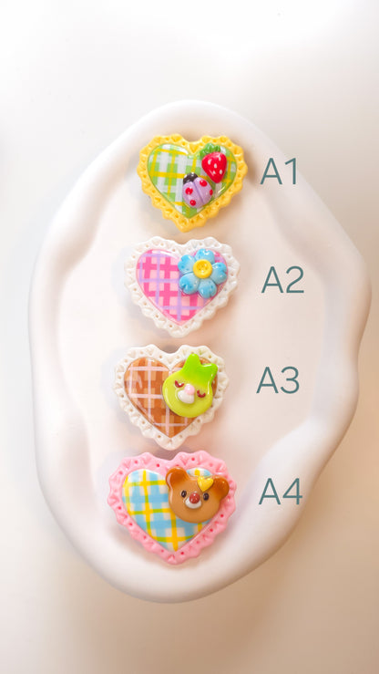 Sweet Motif Hair Clip Assortment