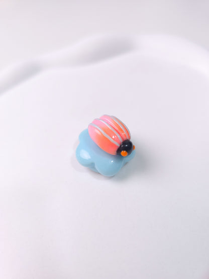 Bug Flower Button Covers