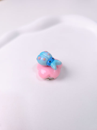 Bug Flower Button Covers