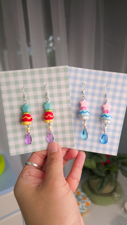 Jellyfish Earrings Silver S925