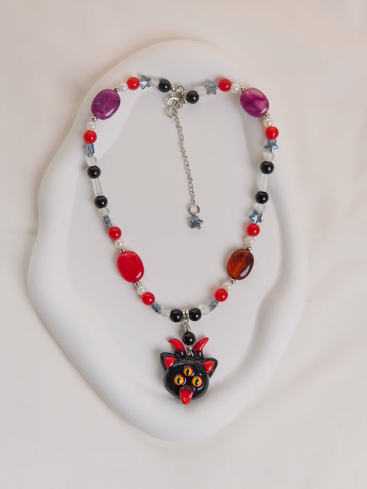 Demon Cat Necklace