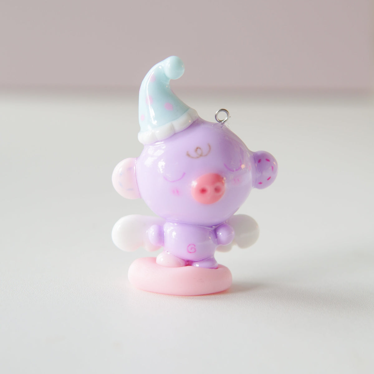 Dreamy Little Bestie - Handmade Clay Keychain