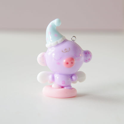 Dreamy Little Bestie - Handmade Clay Keychain