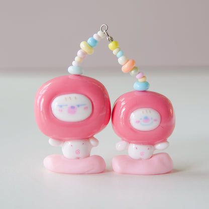Dreamy Little Bestie - Handmade Clay Keychain