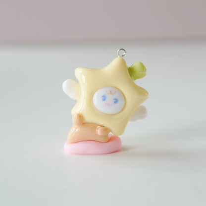 Dreamy Little Bestie - Handmade Clay Keychain