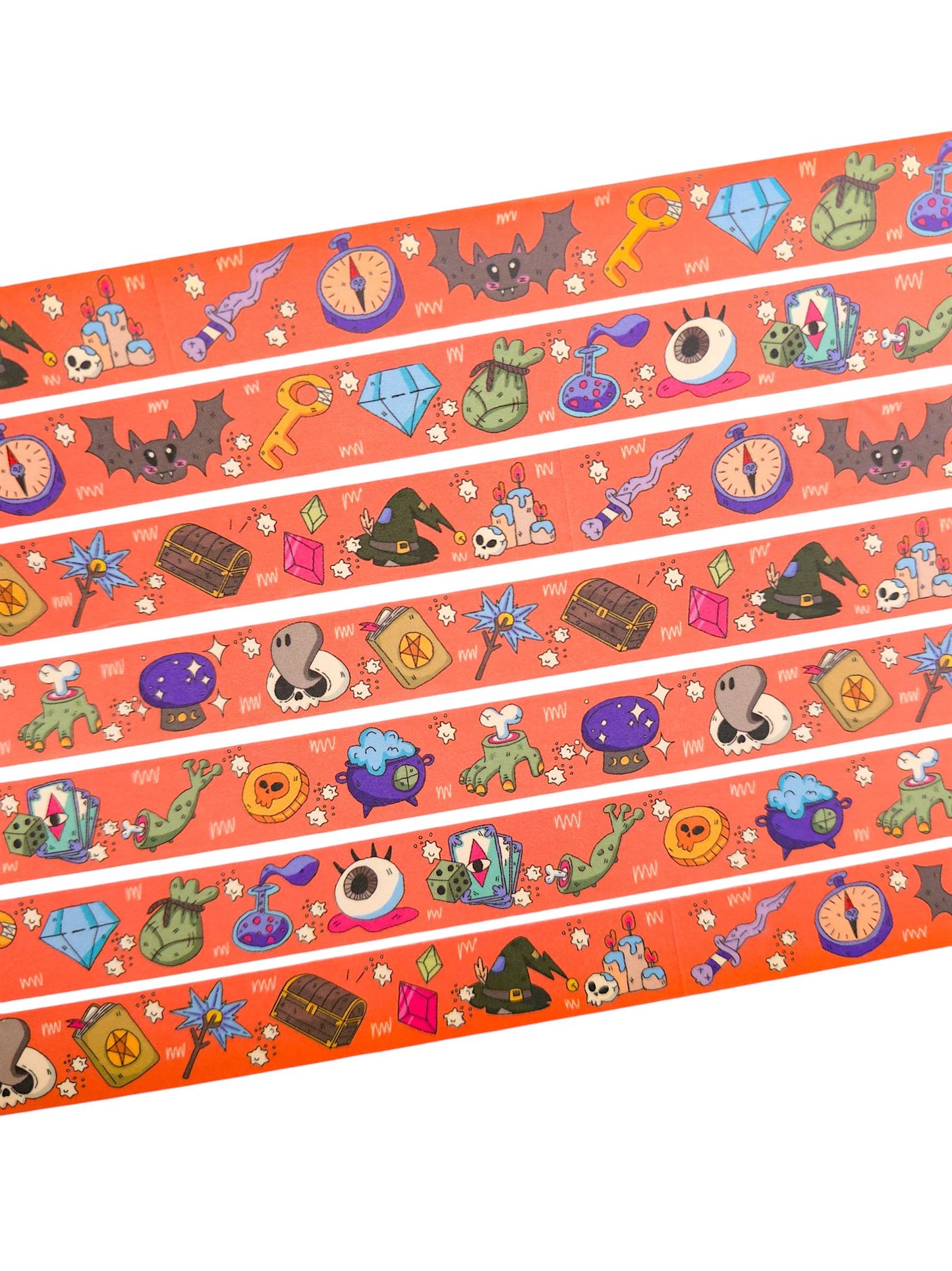 Witchy Charms Washi Tape 15mm wide