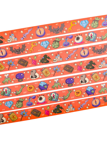 Witchy Charms Washi Tape 15mm wide