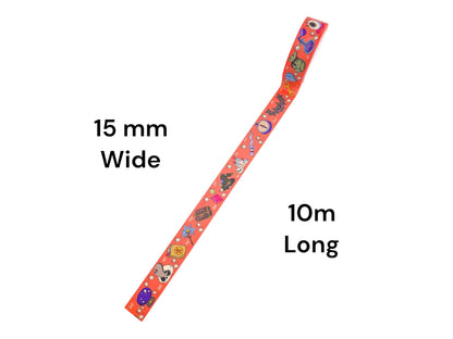 Witchy Charms Washi Tape 15mm wide