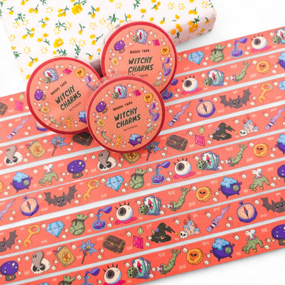 Witchy Charms Washi Tape 15mm wide
