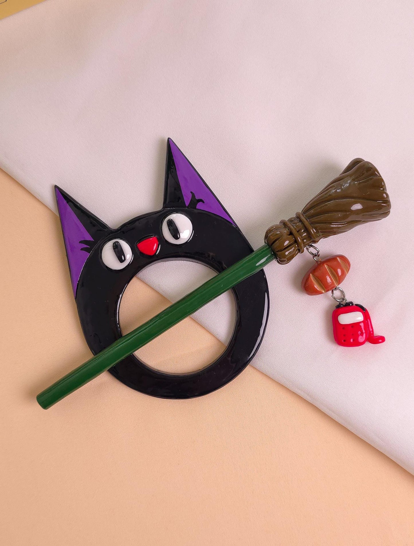 Jiji inspiration studio ghibli Hairpin