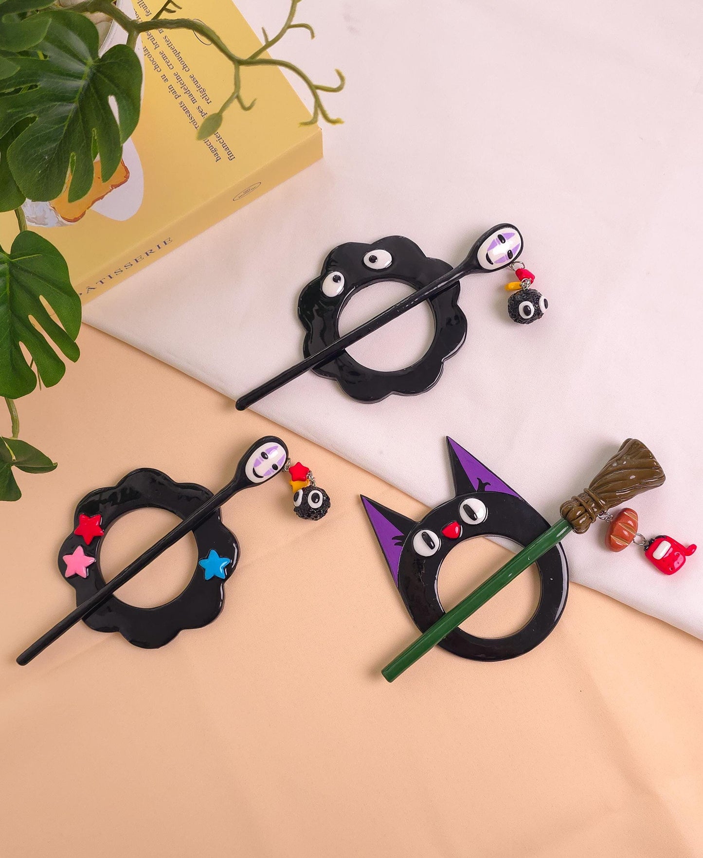 Jiji inspiration studio ghibli Hairpin
