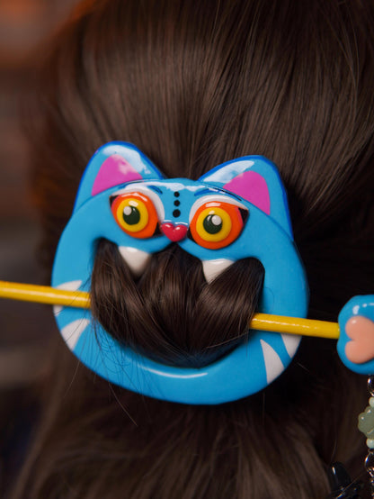 derpy tiger Hair Pin