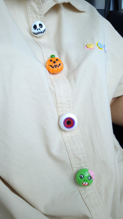Halloween Button Covers
