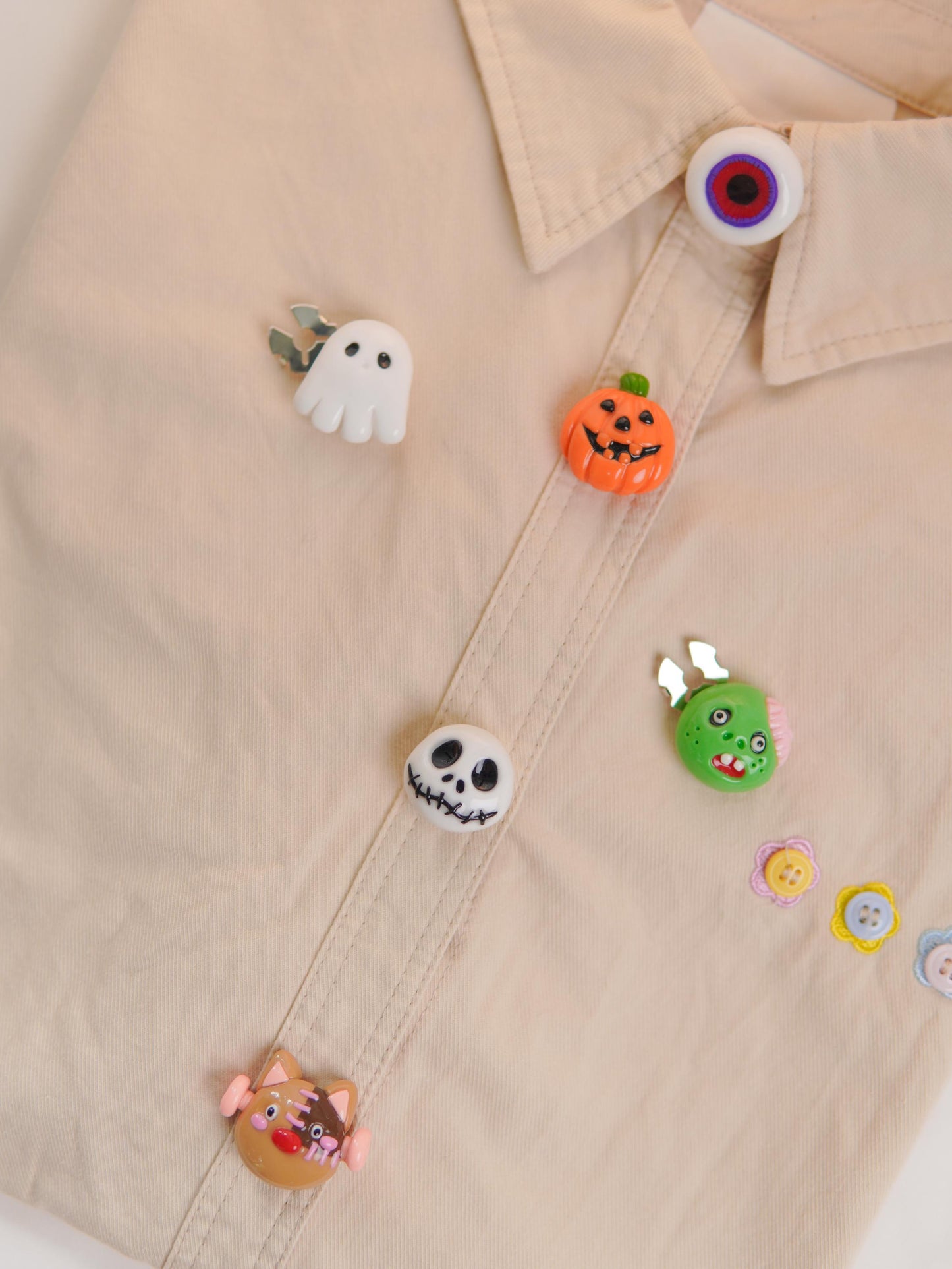 Halloween Button Covers