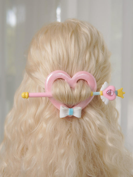 Fairycore Heart Pastel Hairpin