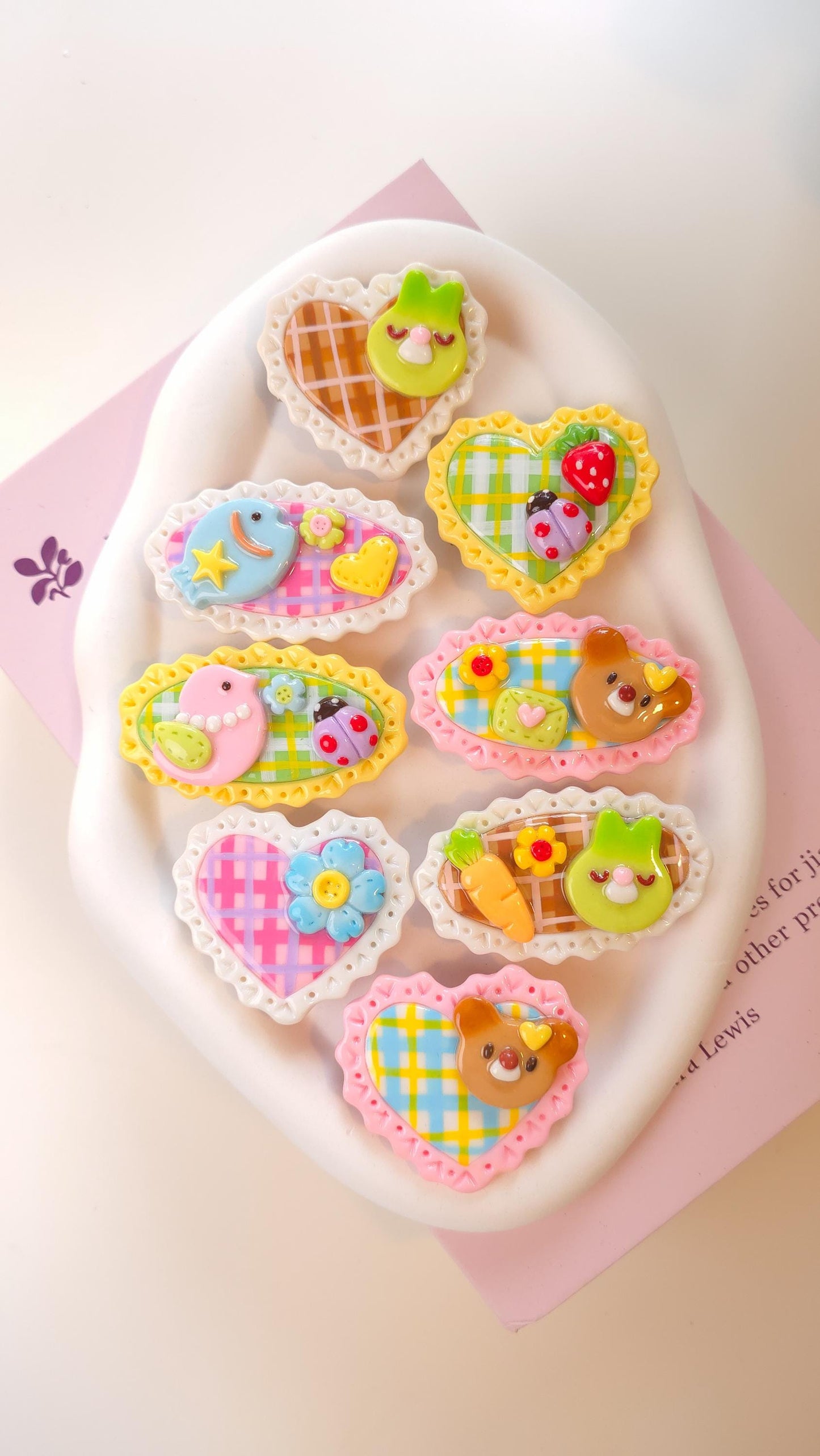 Sweet Motif Hair Clip Assortment